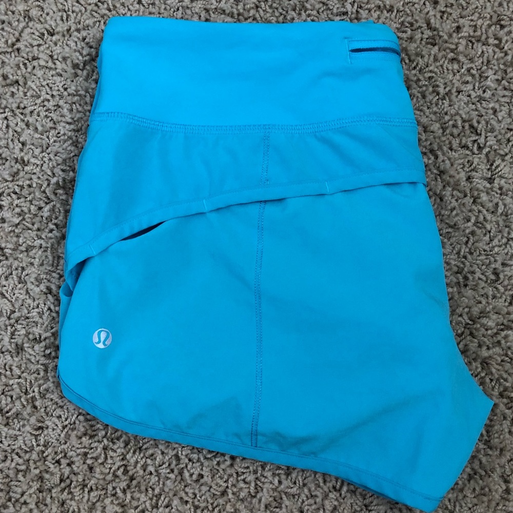 Lululemon speed running shorts- size 8